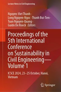 Produktbild: Proceedings of the 5th International Conference on Sustainability in Civil Engineering - Volume 1
