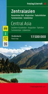 Produktbild: Zentralasien - Kasachstan S&uuml;d - Kirgisistan - Tadschikistan -Turkmenistan - Usbekistan 1 : 1.500.000 Autokarte
