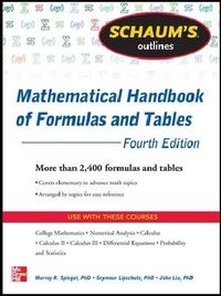 Produktbild: Lipschutz, S: Schaum's Outline of Mathematical Handbook of F