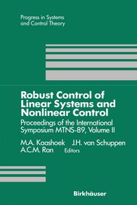 Produktbild: Robust Control of Linear Systems and Nonlinear Control