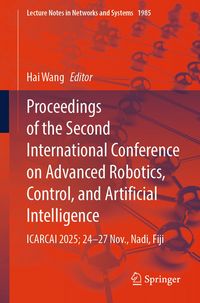 Produktbild: Proceedings of the Second International Conference on Advanced Robotics, Control, and Artificial Intelligence
