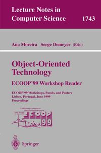 Produktbild: Object-Oriented Technology. ECOOP'99 Workshop Reader