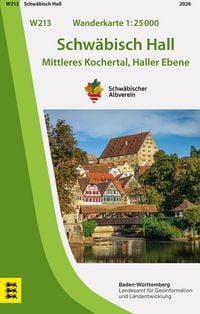 Produktbild: W213 Wanderkarte 1:25 000 Schw&auml;bisch Hall