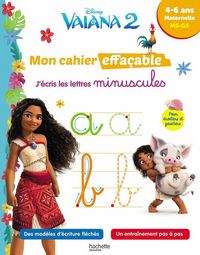 Produktbild: Vaiana 2 : mon cahier effa&ccedil;able, j'&eacute;cris les lettres minuscules