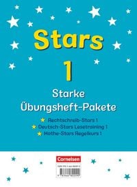 Produktbild STARS - starke Übungshefte - Basiskompetenzen Deutsch und Mathematik - 1. Schuljahr