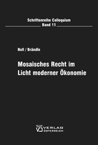 Produktbild: Mosaisches Recht im Licht moderner &Ouml;konomie