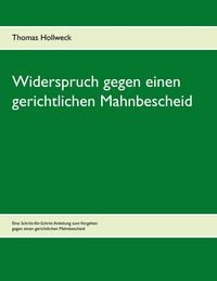 Produktbild: Widerspruch gegen einen gerichtlichen Mahnbescheid