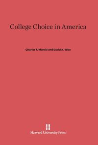 Produktbild: College Choice in America