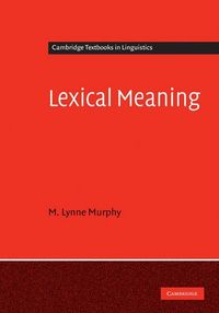 Produktbild: Lexical Meaning