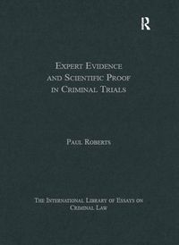 Produktbild: Expert Evidence and Scientific Proof in Criminal Trials