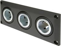 Produktbild: ProCar Einbausteckdose mit 3 Powersteckdosen Belastbarkeit Strom max.=20A 12 V, 24V
