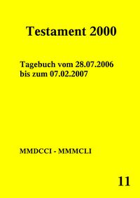 Produktbild: Testament 2000 Band 11