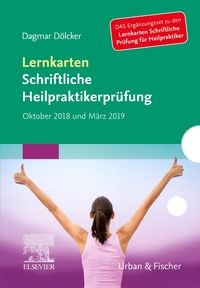 Produktbild: Lernkarten Schriftliche Heilpraktikerpr&uuml;fung Oktober 2018 und M&auml;rz 2019