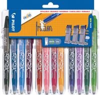 Bild vom Artikel PILOT Roller FriXion Ball Set2Go, 12er Etui (schwarz, hellblau, himmelblau, violett, rot, coral-pink, pink,, orange, blau, lila, grün, hellgrün) vom Autor 