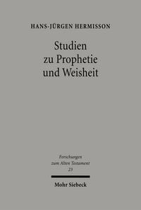 Produktbild: Studien zur Prophetie und Weisheit