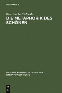 Produktbild: Die Metaphorik des Sch&ouml;nen