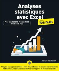 Produktbild: Analyses statistiques avec Excel pour les nuls