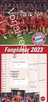 FC Bayern München Fanplaner. Wandkalender für Fans von Bayern München. Planer 2024 mit drei Spalten. Kalender 2024 zum Eintragen von Terminen. 16 x von |Heye