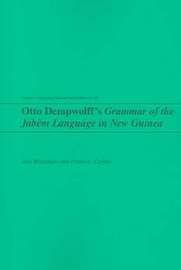 Produktbild: Otto Dempwolff's Grammar of the Jabem Language in New Guinea