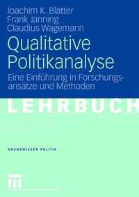 Produktbild: Qualitative Politikanalyse