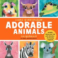Produktbild: Learn to Watercolor Adorable Animals
