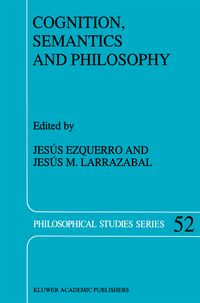 Produktbild: Cognition, Semantics and Philosophy