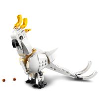 LEGO Creator 3in1 31133 Weißer Hase Tierspielzeug Konstruktionsspielzeug