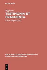 Produktbild: Testimonia et fragmenta