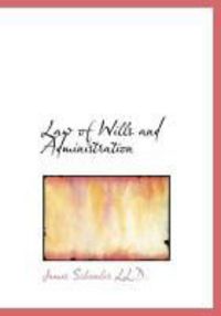 Produktbild: Law of Wills and Administration