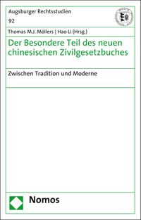 Produktbild: Der Besondere Teil des neuen chinesischen Zivilgesetzbuches