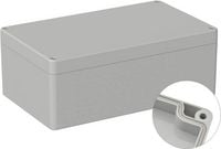 Produktbild: TRU COMPONENTS TC-9065480 Outdoor-Geh&auml;use 200 x 120 x 75 Polycarbonat Lichtgrau (RAL 7035) 1 St.