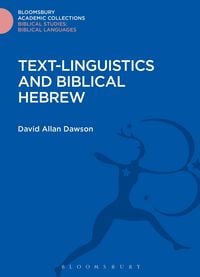 Produktbild: Text-Linguistics and Biblical Hebrew