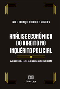 Produktbild: Análise econômica do direito no inquérito policial
