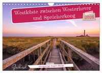 Produktbild: Westk&uuml;ste zwischen Westerhever und Speicherkoog (Wandkalender 2026 DIN A4 quer), CALVENDO Monatskalender