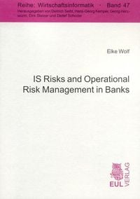 Produktbild: IS Risks and Operational Risk Management in Banks