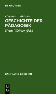 Produktbild: Geschichte der P&auml;dagogik
