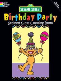 Produktbild: Sesame Street Birthday Party Stained Glass Coloring Book