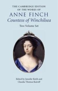 Produktbild: The Cambridge Edition of the Works of Anne Finch, Countess of Winchilsea 2 Volume Hardback Set