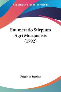 Produktbild: Enumeratio Stirpium Agri Mosquensis (1792)