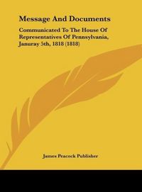 Produktbild: James Peacock Publisher: Message And Documents