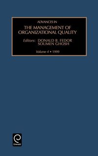 Produktbild: Advances in the Management of Organizational Quality