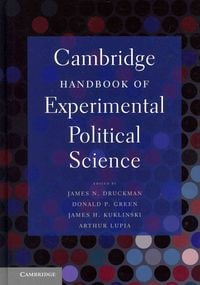 Produktbild: Cambridge Handbook of Experimental Political Science
