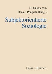 Produktbild: Subjektorientierte Soziologie