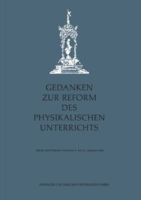 Produktbild: Gedanken zur Reform des physikalischen Unterrichts