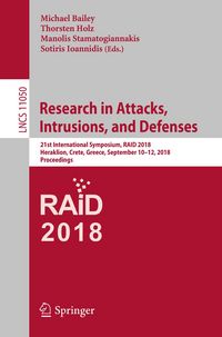 Produktbild: Research in Attacks, Intrusions, and Defenses