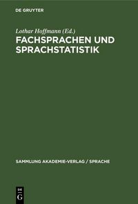 Produktbild: Fachsprachen und Sprachstatistik