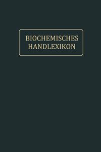 Produktbild: Biochemisches Handlexikon