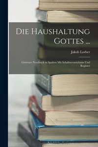 Produktbild: Die Haushaltung Gottes ...