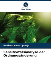 Produktbild: Sensitivit&auml;tsanalyse der Ordnungs&auml;nderung