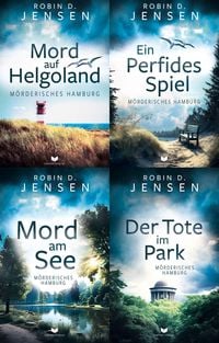 Produktbild: M&ouml;rderisches-Hamburg-Krimi-Sammelband: Mord auf Helgoland, Ein perfides Spiel, Mord am See, Der Tote im Park